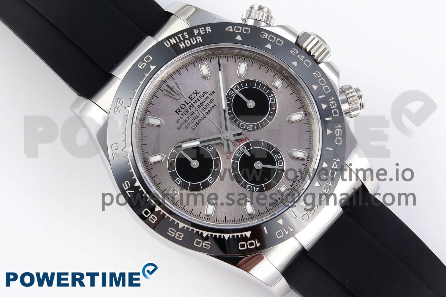Daytona 116519 APSF 1:1 Best Edition Gray Dial on Oysterflex Rubber Strap SH4130 - Image 3