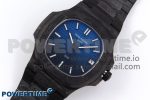 NAUTILUS 5711 DIW CARBON DIWF 1:1 BEST EDITION BLACK/BLUE TEXTURED DIAL ON CARBON BRACELET 324CS - Image 2
