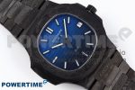 NAUTILUS 5711 DIW CARBON DIWF 1:1 BEST EDITION BLACK/BLUE TEXTURED DIAL ON CARBON BRACELET 324CS - Image 3