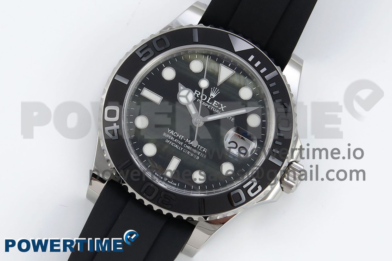 Yacht-Master 42mm 226659 Clean 1:1 Best Edition Falcon’s Eye Dial on Black Rubber Strap VR3235 - Image 2