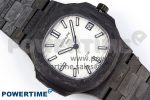 NAUTILUS 5711 DIW CARBON DIWF 1:1 BEST EDITION BLACK/BLUE TEXTURED DIAL ON CARBON BRACELET 324CS - Image 3