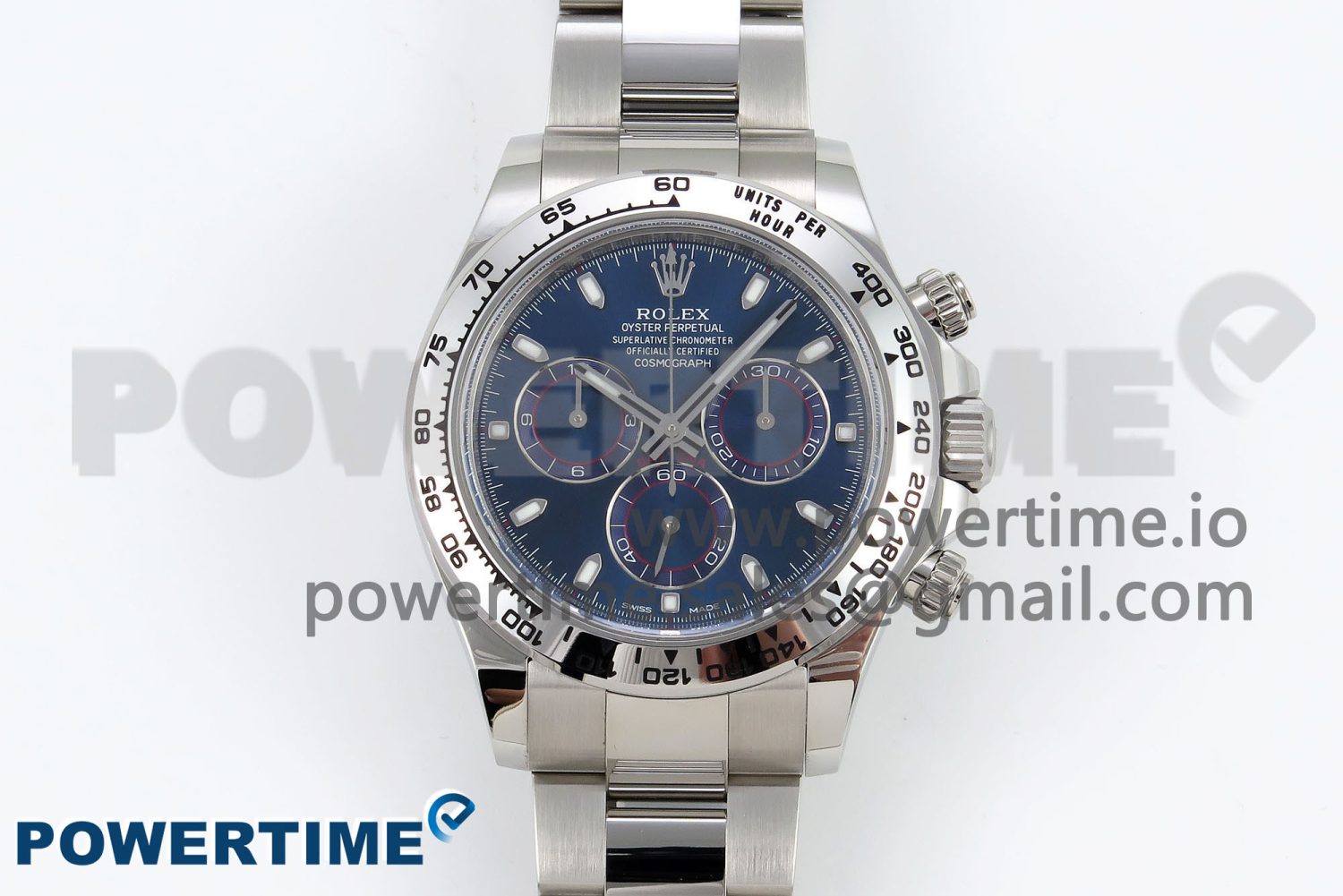 Daytona 116509 Clean 1:1 Best Edition Blue Stick Dial on SS Bracelet SA4130 V2 - Image 1