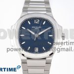NAUTILUS 7118 LADIES SS PPF 1:1 BEST EDITION BLUE DIAL ON SS BRACELET 324CS