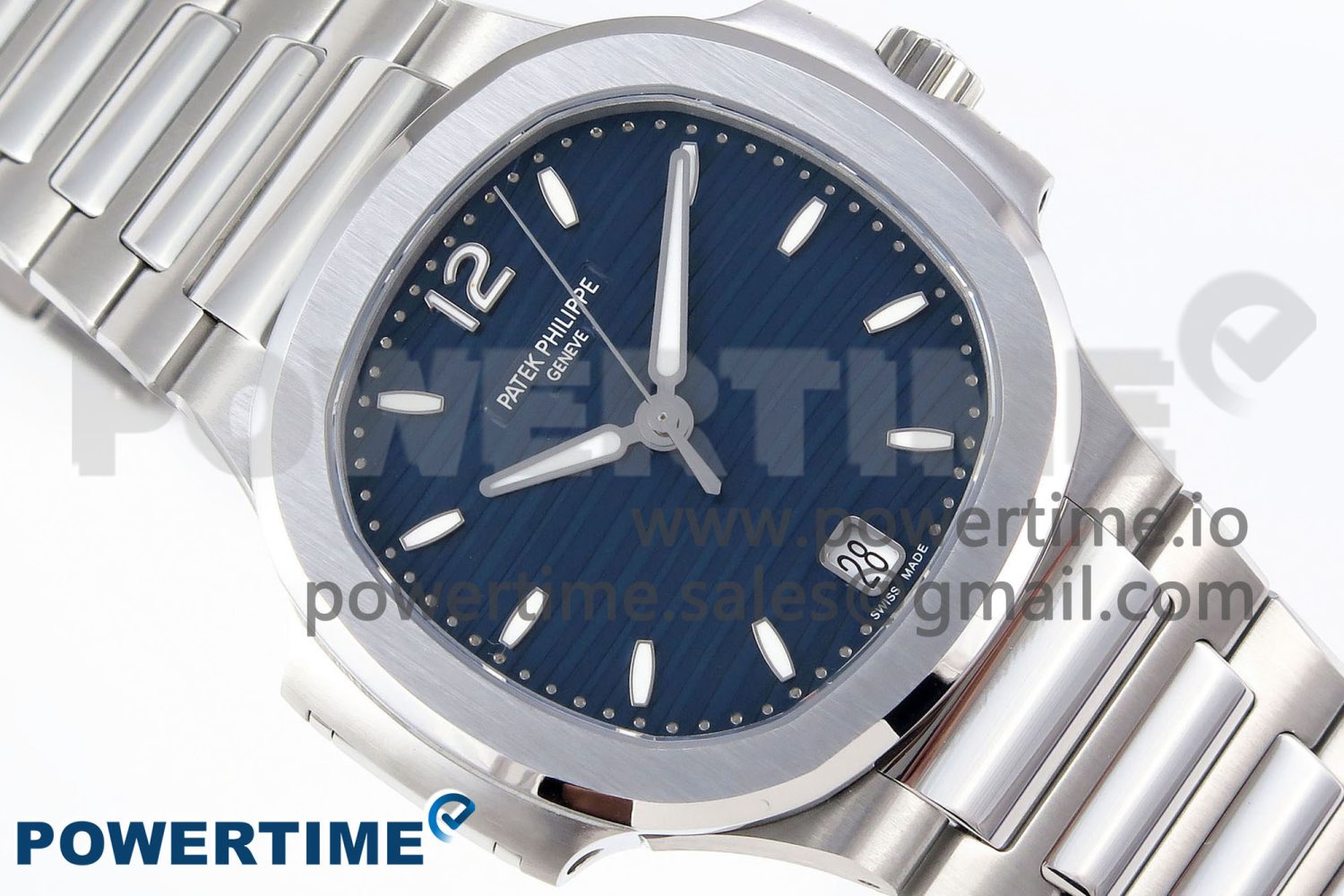 NAUTILUS 7118 LADIES SS PPF 1:1 BEST EDITION BLUE DIAL ON SS BRACELET 324CS - Image 3