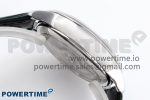 De Ville Date SS MKF 1:1 Best Edition Dark Gray Dial Roman Marker on Black Leather Strap A8800 - Image 7