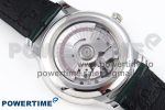 De Ville Date SS MKF 1:1 Best Edition Dark Gray Dial Roman Marker on Black Leather Strap A8800 - Image 9