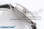 De Ville Date SS MKF 1:1 Best Edition Grey Dial Roman Marker on Black Leather Strap A8800 - Image 6
