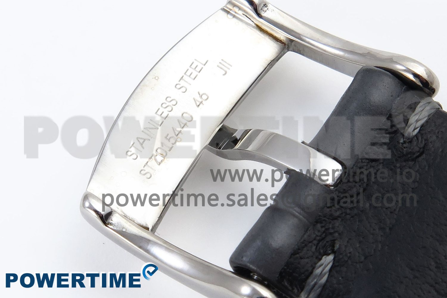 De Ville Date SS MKF 1:1 Best Edition Grey Dial Roman Marker on Black Leather Strap A8800 - Image 12