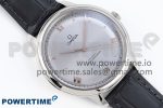 De Ville Date SS MKF 1:1 Best Edition Grey Dial Roman Marker on Black Leather Strap A8800 - Image 3