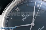 De Ville Date SS MKF 1:1 Best Edition Dark Gray Dial Roman Marker on Black Leather Strap A8800 - Image 4