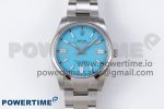 OYSTER PERPETUAL 124300 41MM VSF 1:1 BEST EDITION 904L STEEL TIFFANY BLUE DIAL VS3235