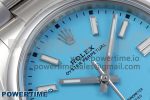 OYSTER PERPETUAL 124300 41MM VSF 1:1 BEST EDITION 904L STEEL TIFFANY BLUE DIAL VS3235 - Image 4