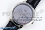 De Ville Power Reserve SS MKF 1:1 Best Edition Blue Textured Dial on Black Leather Strap A8810 - Image 2