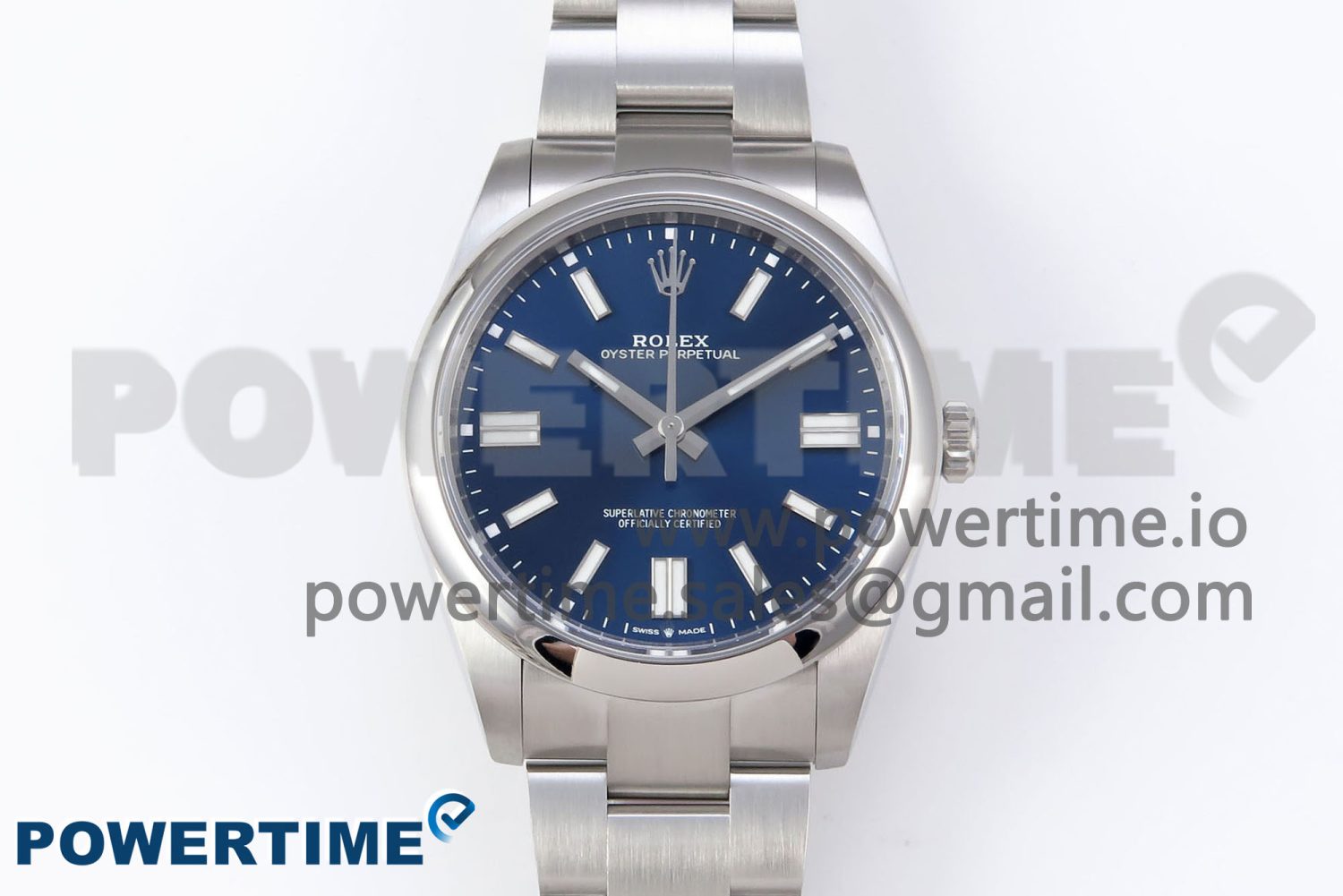 OYSTER PERPETUAL 124300 41MM VSF 1:1 BEST EDITION 904L STEEL BLUE DIAL VS3235 - Image 1