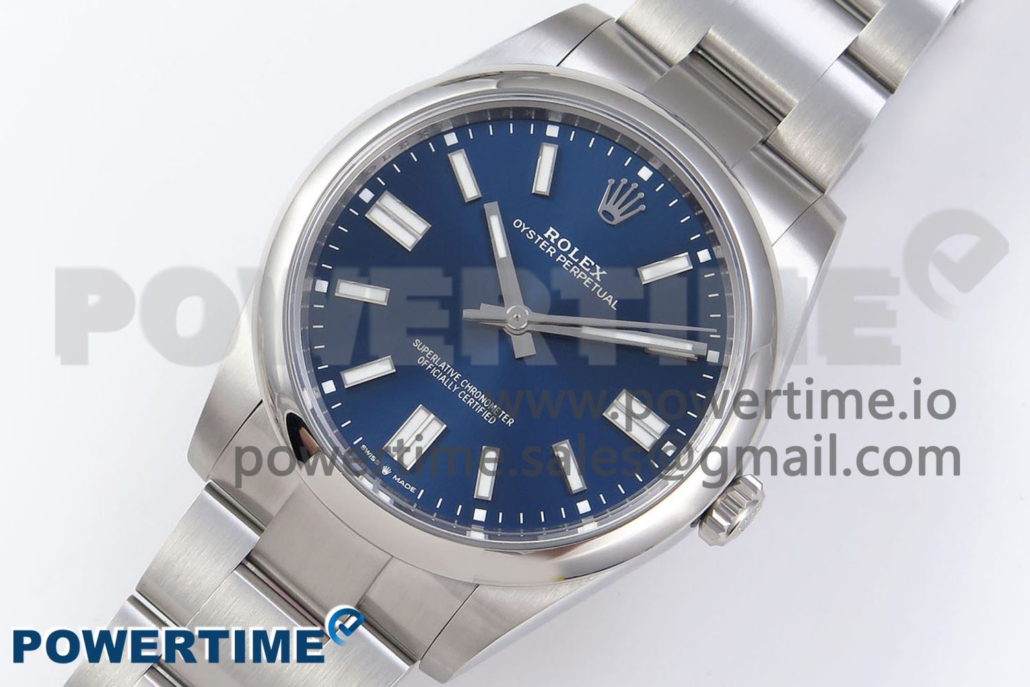 OYSTER PERPETUAL 124300 41MM VSF 1:1 BEST EDITION 904L STEEL BLUE DIAL VS3235 - Image 2