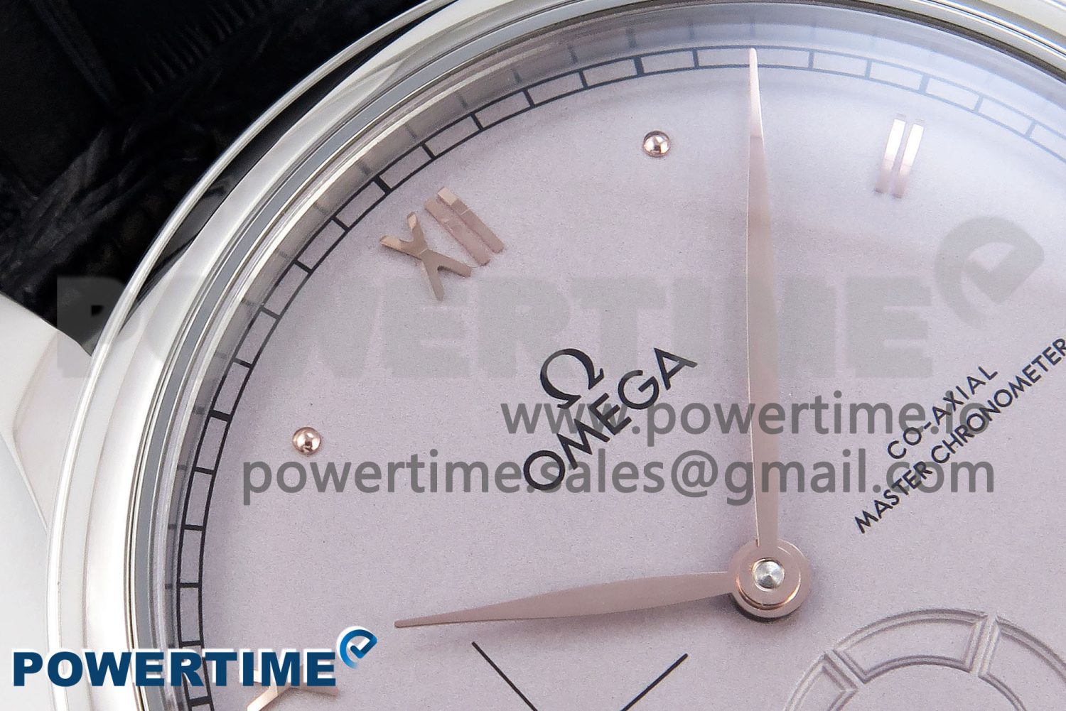 De Ville Power Reserve SS MKF 1:1 Best Edition Purple Dial on Black Leather Strap A8810 - Image 4