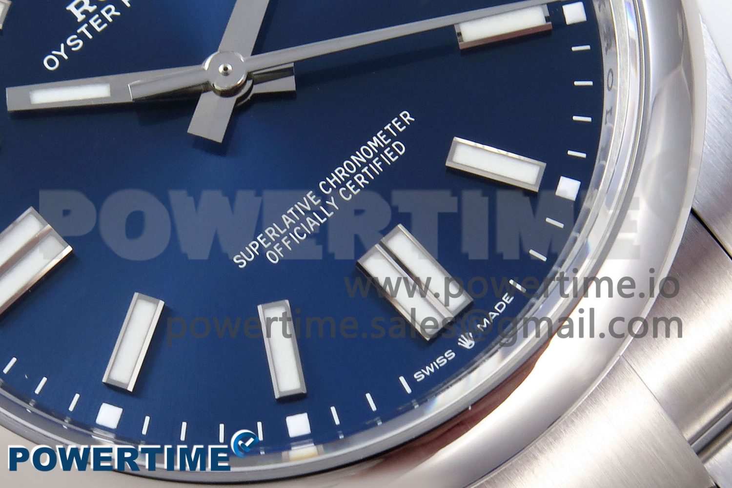 OYSTER PERPETUAL 124300 41MM VSF 1:1 BEST EDITION 904L STEEL BLUE DIAL VS3235 - Image 5