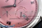 De Ville Power Reserve SS MKF 1:1 Best Edition Pink Dial on Black Leather Strap - Image 5
