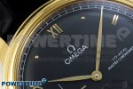 De Ville Power Reserve YG MKF 1:1 Best Edition Black Dial on Black Leather Strap A8810 - Image 4