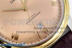 De Ville Date YG MKF 1:1 Best Edition Brown Dial Roman Marker on Brown Leather Strap A8800 - Image 5