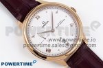 De Ville Power Reserve RG MKF 1:1 Best Edition White Dial on Brown Leather Strap A8810 - Image 3