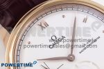 De Ville Power Reserve RG MKF 1:1 Best Edition White Dial on Brown Leather Strap A8810 - Image 4