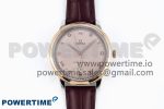 De Ville Power Reserve RG MKF 1:1 Best Edition RG Textured Dial on Brown Leather Strap A8810