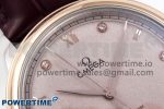 De Ville Power Reserve RG MKF 1:1 Best Edition RG Textured Dial on Brown Leather Strap A8810 - Image 4