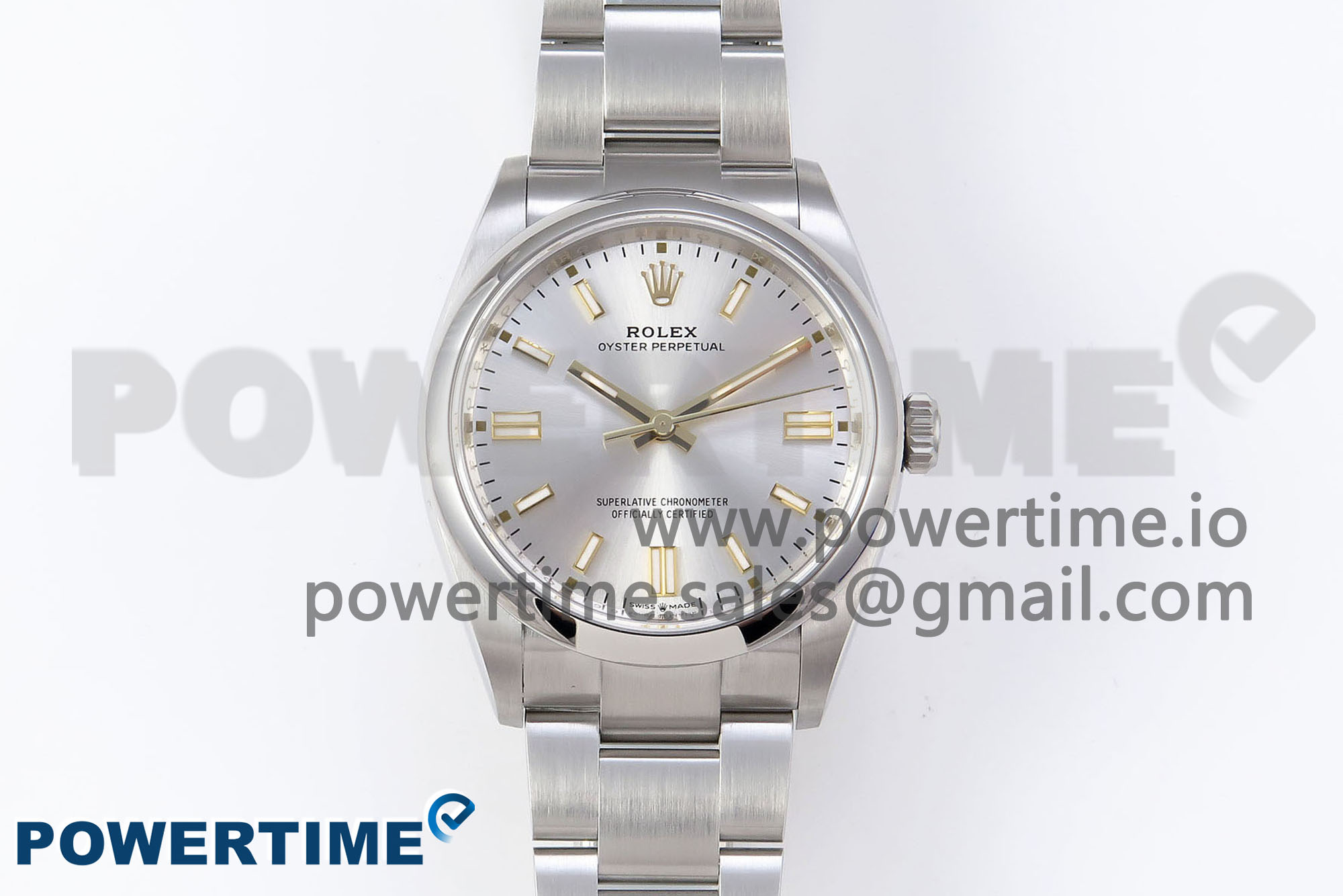 IMG_0564 OYSTER PERPETUAL 126000 36MM VSF 1:1 BEST EDITION 904L STEEL SILVER DIAL VS3235 - Image 1