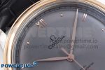 De Ville Date RG MKF 1:1 Best Edition Gray Dial Roman Marker on Gray Leather Strap A8800 - Image 4
