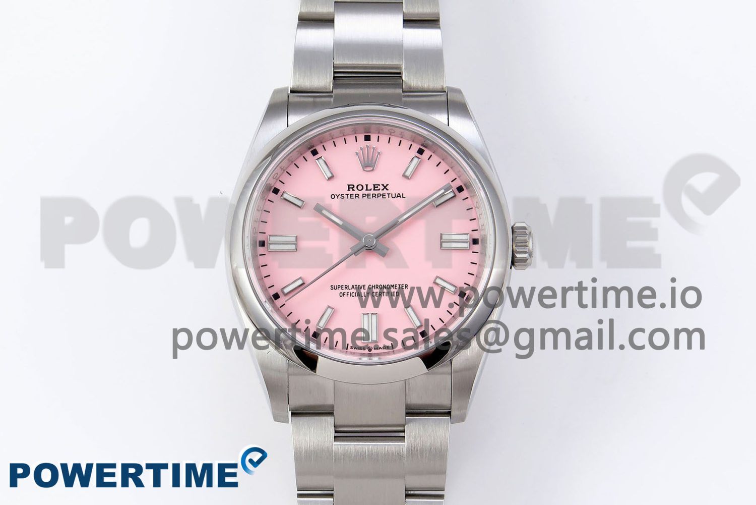 OYSTER PERPETUAL 126000 36MM VSF 1:1 BEST EDITION 904L STEEL PINK DIAL VS3235 - Image 1