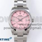 OYSTER PERPETUAL 126000 36MM VSF 1:1 BEST EDITION 904L STEEL PINK DIAL VS3235
