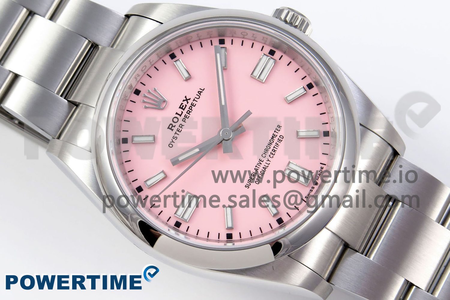 OYSTER PERPETUAL 126000 36MM VSF 1:1 BEST EDITION 904L STEEL PINK DIAL VS3235 - Image 3