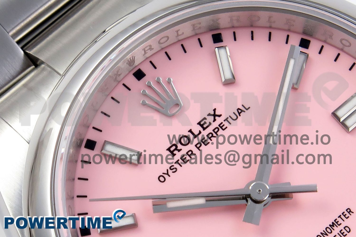 OYSTER PERPETUAL 126000 36MM VSF 1:1 BEST EDITION 904L STEEL PINK DIAL VS3235 - Image 4
