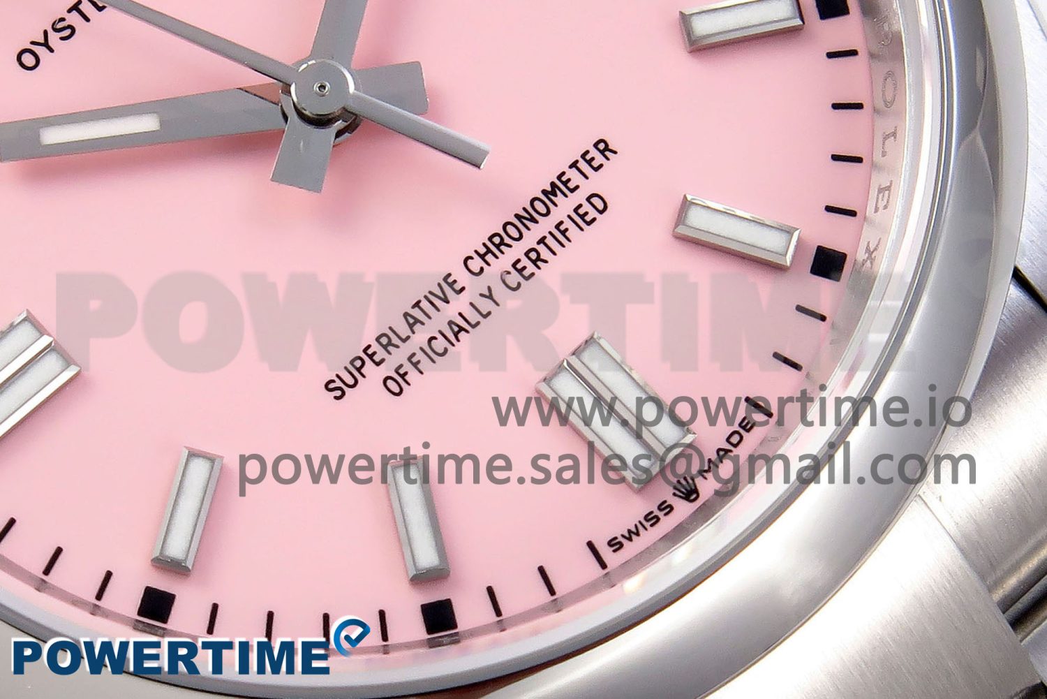 OYSTER PERPETUAL 126000 36MM VSF 1:1 BEST EDITION 904L STEEL PINK DIAL VS3235 - Image 5