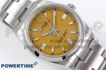 OYSTER PERPETUAL 126000 36MM VSF 1:1 BEST EDITION 904L STEEL YELLOW DIAL VS3235 - Image 3