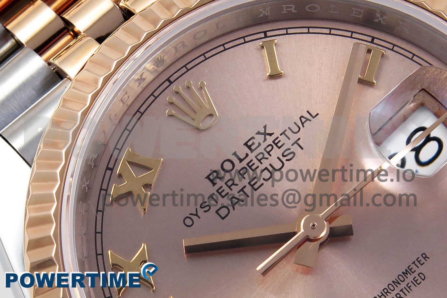 DATEJUST 36 SS/RG 126231 VSF 1:1 BEST EDITION 904L STEEL RG DIAL ON JUBILEE BRACELET VS3235 - Image 4