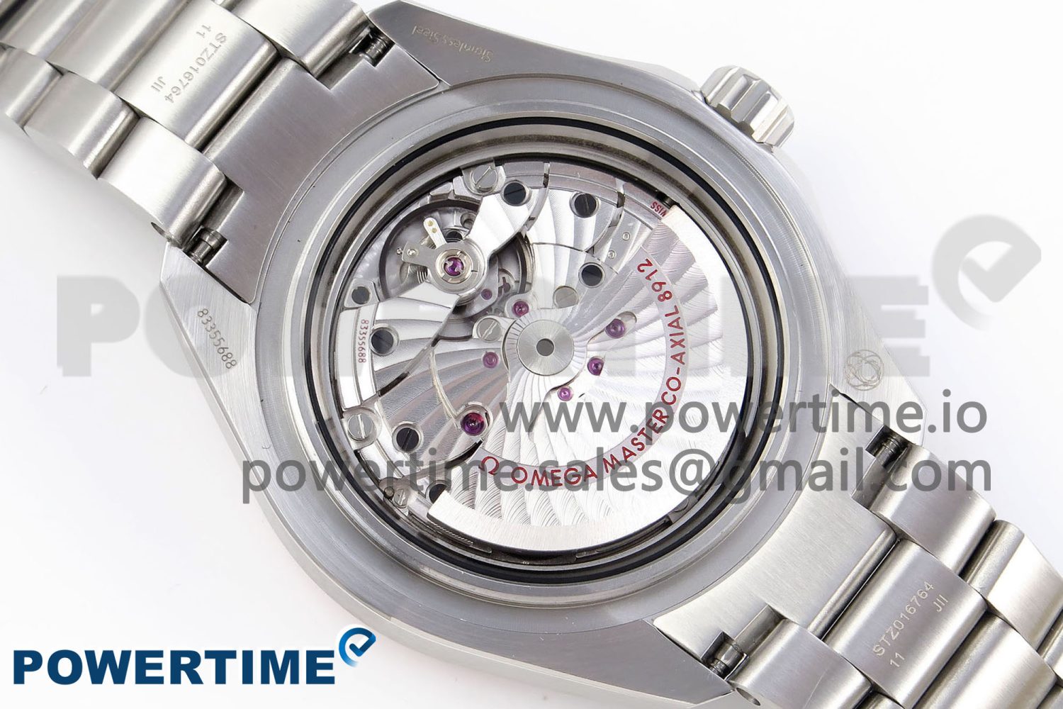 SEAMASTER 6000M ULTRA DEEP SS VSF 1:1 BEST EDITION BROWN DIAL ORANGE BEZEL ON SS BRACELET A8912 SUPER CLONE - Image 9