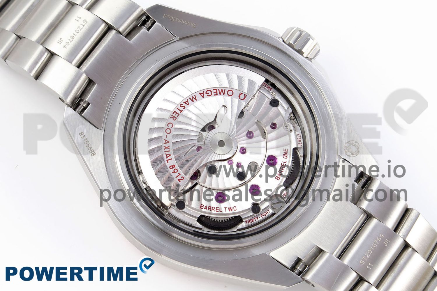 SEAMASTER 6000M ULTRA DEEP SS VSF 1:1 BEST EDITION BROWN DIAL ORANGE BEZEL ON SS BRACELET A8912 SUPER CLONE - Image 10