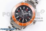 SEAMASTER 6000M ULTRA DEEP SS VSF 1:1 BEST EDITION BROWN DIAL ORANGE BEZEL ON SS BRACELET A8912 SUPER CLONE - Image 2