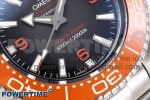SEAMASTER 6000M ULTRA DEEP SS VSF 1:1 BEST EDITION BROWN DIAL ORANGE BEZEL ON SS BRACELET A8912 SUPER CLONE - Image 5