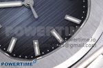 NAUTILUS 5811/1G PPF 1:1 BEST EDITION BLUE TEXTURED DIAL ON SS BRACELET 330CS - Image 5