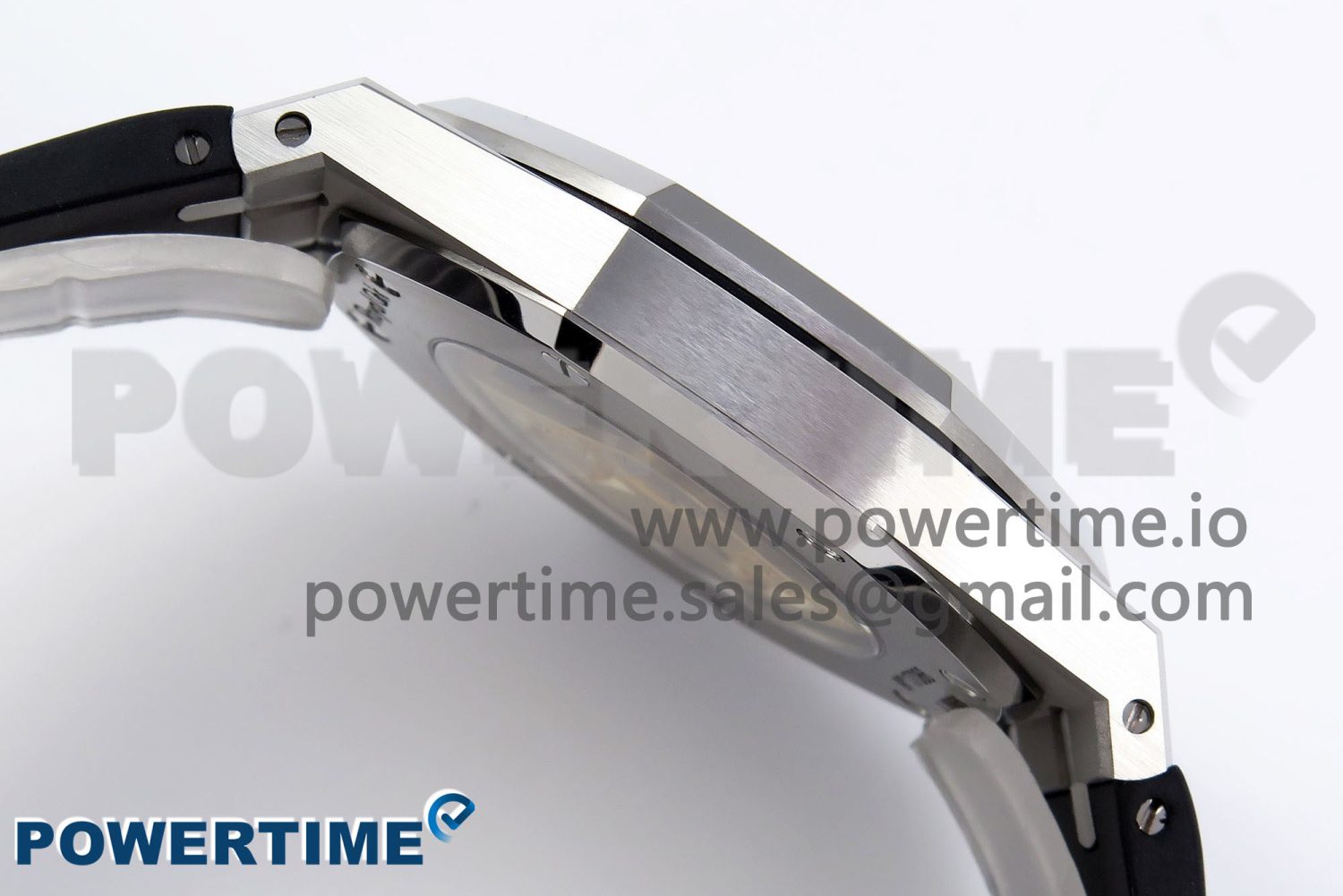 ROYAL OAK 41MM 15400 SS APSF 1:1 BEST EDITION BLUE TEXTURED DIAL ON BLACK RUBBER STRAP SA3120 SUPER CLONE V3 - Image 7