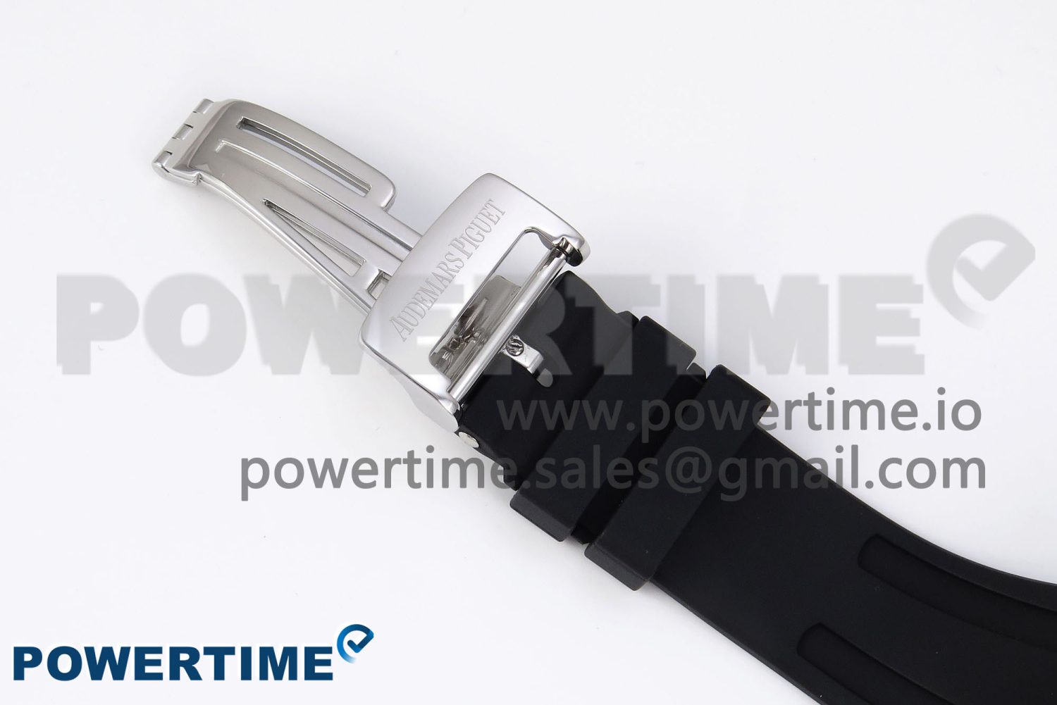 ROYAL OAK 41MM 15400 SS APSF 1:1 BEST EDITION BLUE TEXTURED DIAL ON BLACK RUBBER STRAP SA3120 SUPER CLONE V3 - Image 10