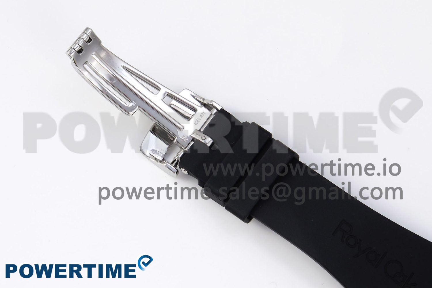 ROYAL OAK 41MM 15400 SS APSF 1:1 BEST EDITION BLUE TEXTURED DIAL ON BLACK RUBBER STRAP SA3120 SUPER CLONE V3 - Image 11