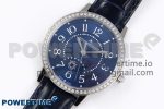 RENDEZ-VOUS NIGHT & DAY SS APSF 1:1 BEST EDITION BLUE TEXTURED DIAL DIAMONDS BEZEL ON BLUE LEATHER STRAP SA898 - Image 2