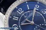 RENDEZ-VOUS NIGHT & DAY SS APSF 1:1 BEST EDITION BLUE TEXTURED DIAL DIAMONDS BEZEL ON BLUE LEATHER STRAP SA898 - Image 4
