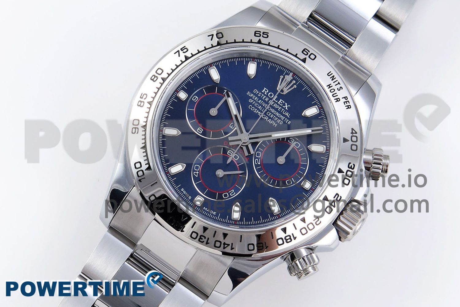 DAYTONA 116509 QF 1:1 BEST EDITION BLUE DIAL ON SS BRACELET SH4130 V3 (GAIN WEIGHT) - Image 2