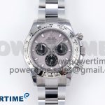 DAYTONA 116509 QF 1:1 BEST EDITION GRAY DIAL ON SS BRACELET SH4130 V3 (GAIN WEIGHT)