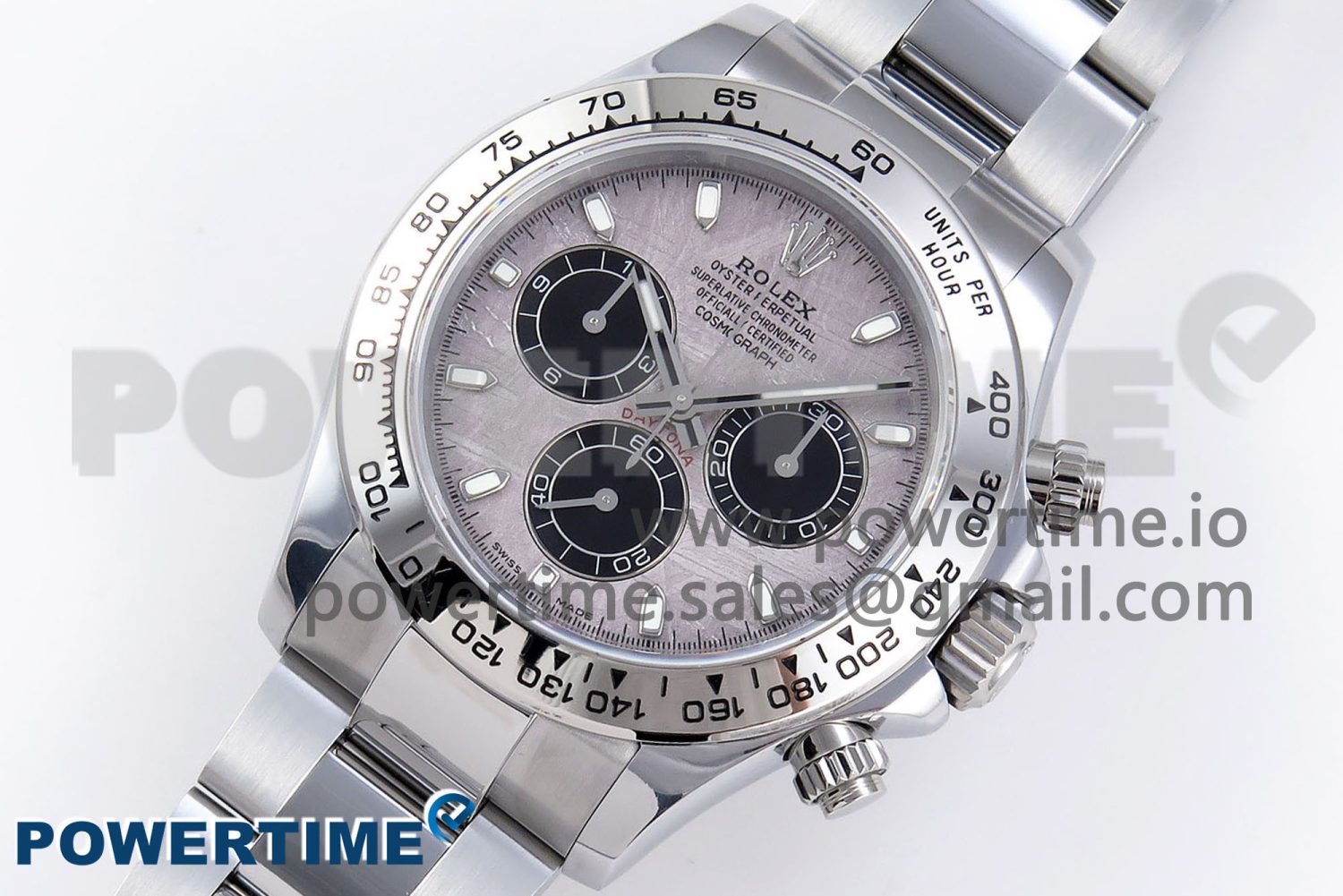 DAYTONA 116509 QF 1:1 BEST EDITION GRAY DIAL ON SS BRACELET SH4130 V3 (GAIN WEIGHT) - Image 2